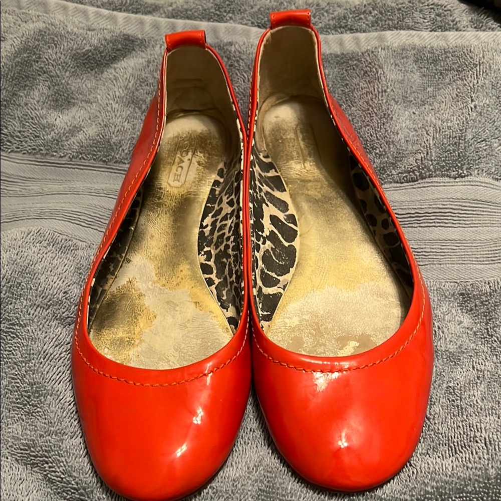 Women's Red Ballet Flats